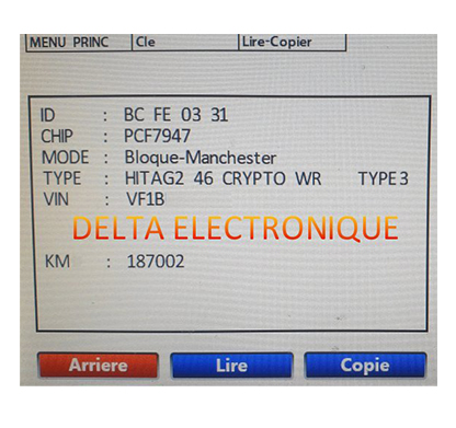 Carte de démarrage Renault - Delta Electronique